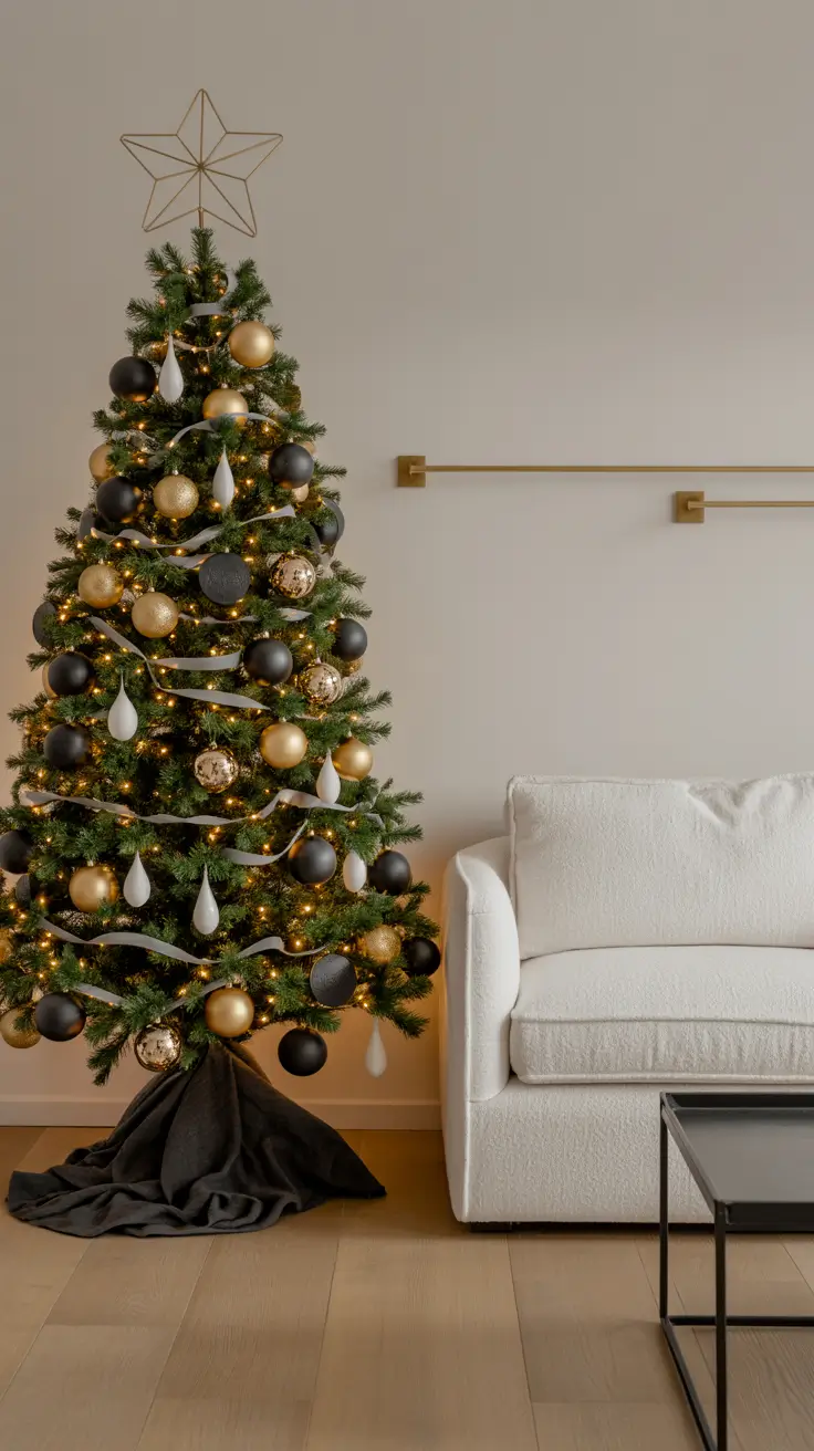 27 Gold Christmas Tree 2025 - Elegant and Modern Ideas for Festive Home Decor