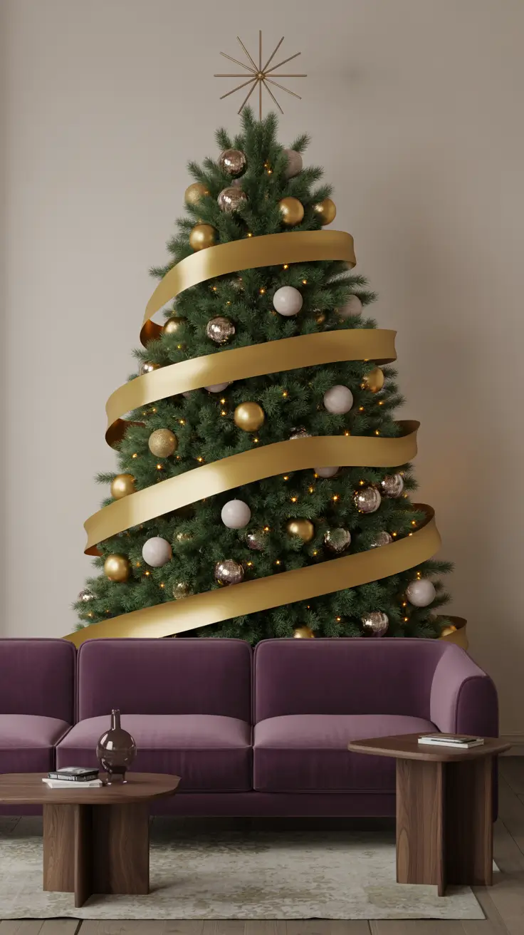 27 Gold Christmas Tree 2025 - Elegant and Modern Ideas for Festive Home Decor