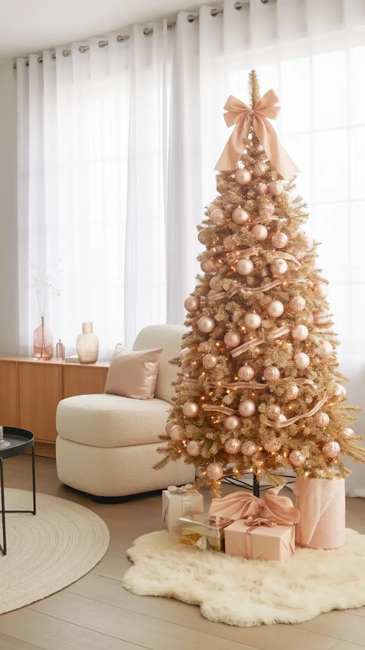 27 Gold Christmas Tree 2025 - Elegant and Modern Ideas for Festive Home Decor