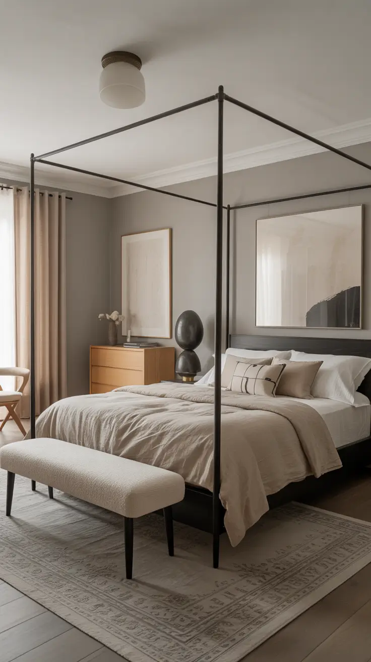 30 Grey Bedroom Ideas 2026 - Aesthetic Cozy, Modern, Pop of Color