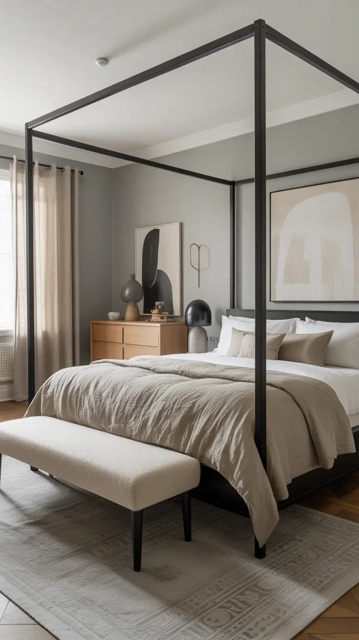 30 Grey Bedroom Ideas 2026 - Aesthetic Cozy, Modern, Pop of Color