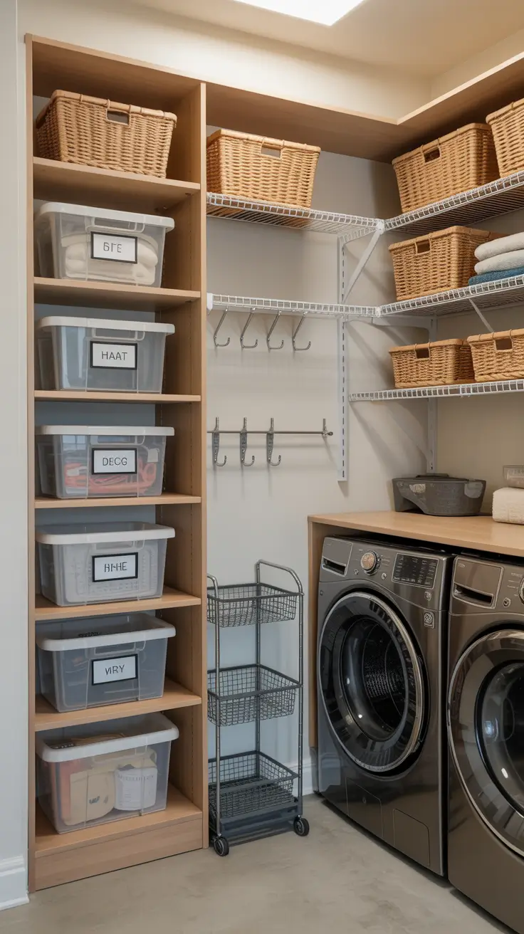 29 Laundry Room Shelves Ideas 2026 - Modern and Creative Storage Inspiration