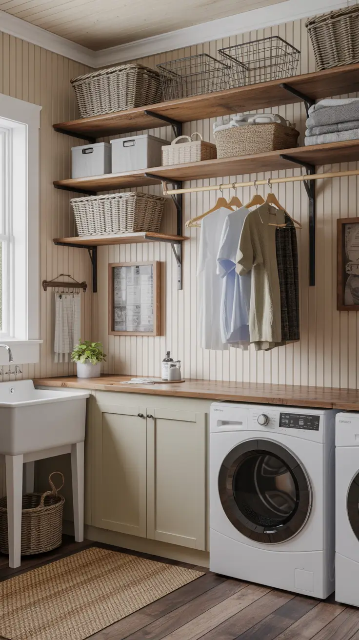 29 Laundry Room Shelves Ideas 2026 - Modern and Creative Storage Inspiration