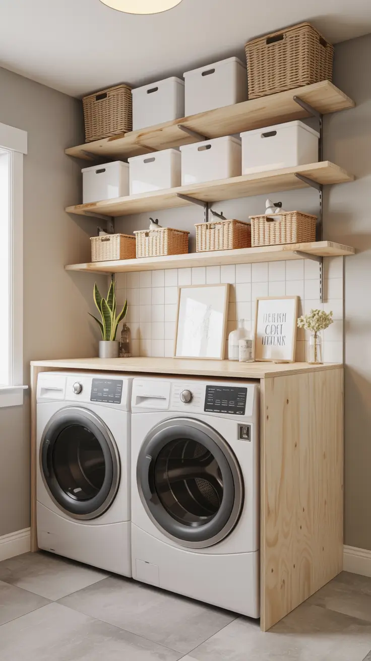 29 Laundry Room Shelves Ideas 2026 - Modern and Creative Storage Inspiration