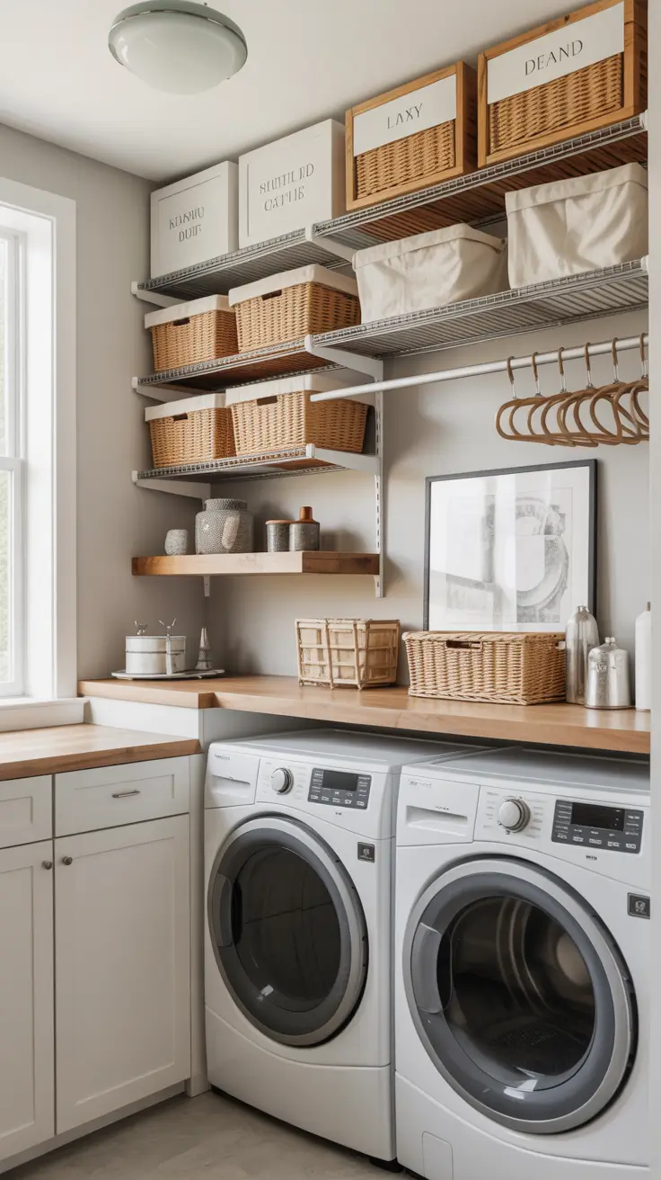 29 Laundry Room Shelves Ideas 2026 - Modern and Creative Storage Inspiration