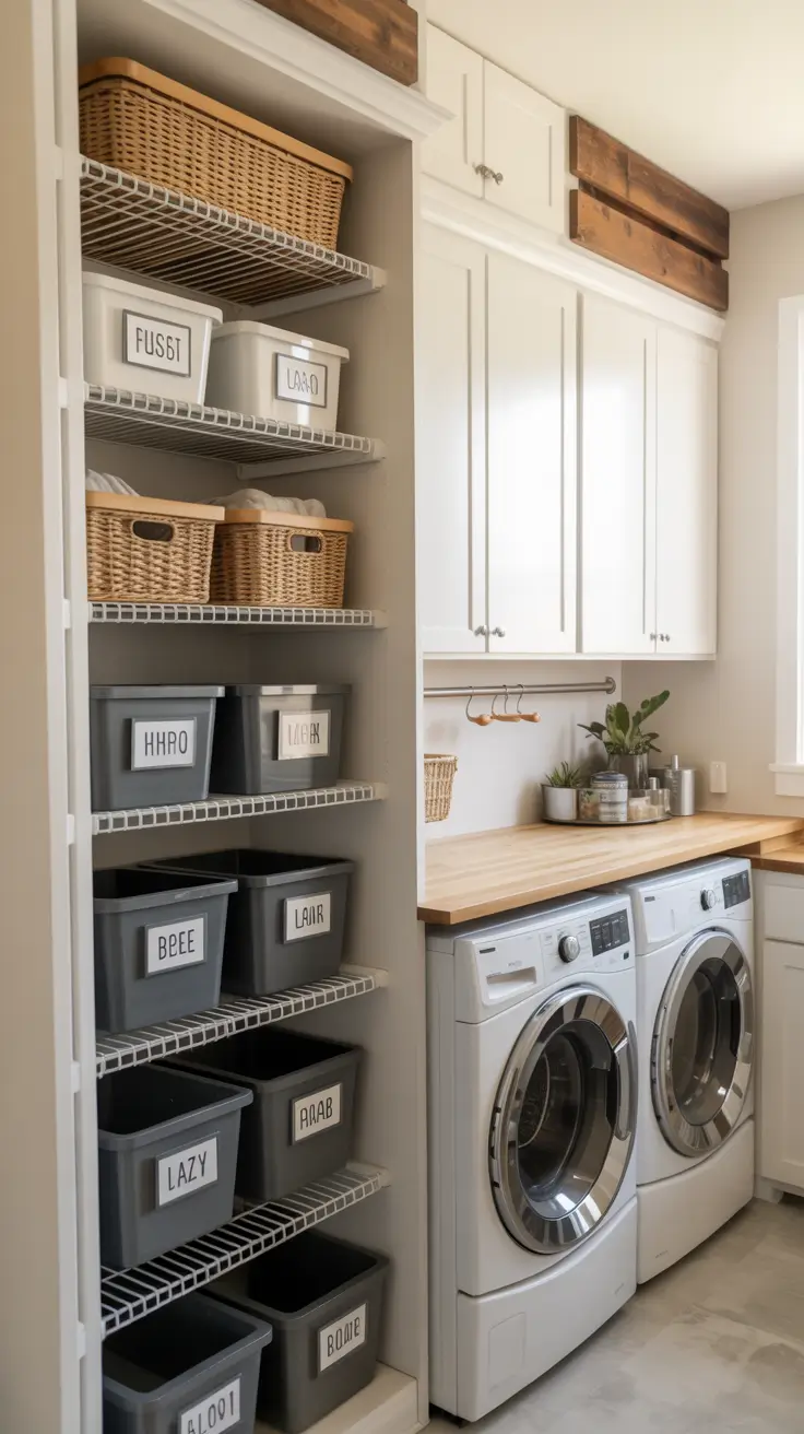 29 Laundry Room Shelves Ideas 2026 - Modern and Creative Storage Inspiration