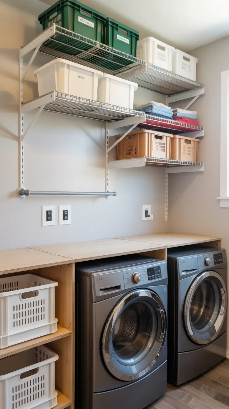 29 Laundry Room Shelves Ideas 2026 - Modern and Creative Storage Inspiration