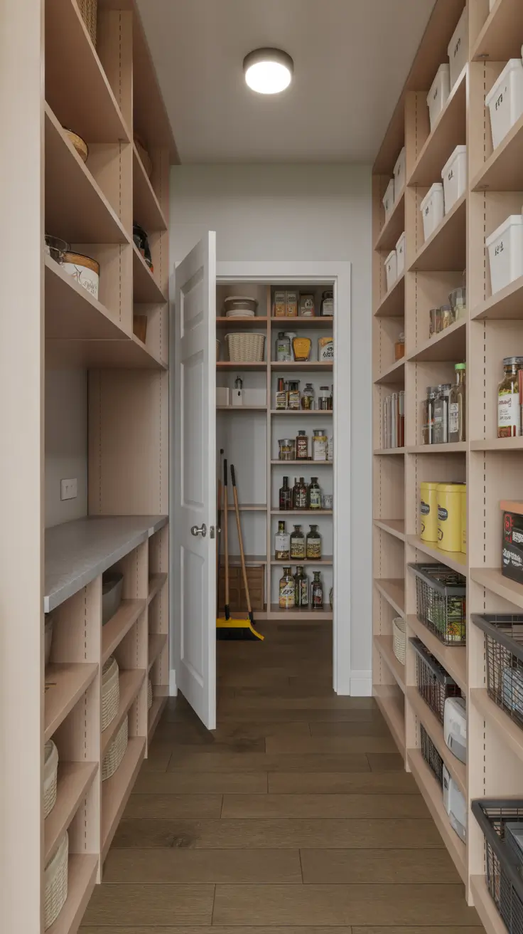 20 Narrow Walk-In Pantry Ideas 2026: Smart Layouts and Stylish Storage Solutions