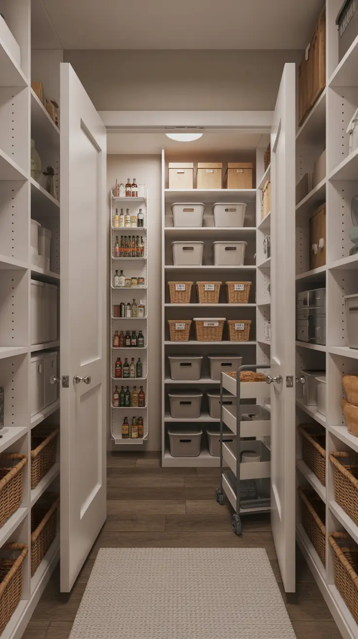 20 Narrow Walk-In Pantry Ideas 2026: Smart Layouts and Stylish Storage Solutions