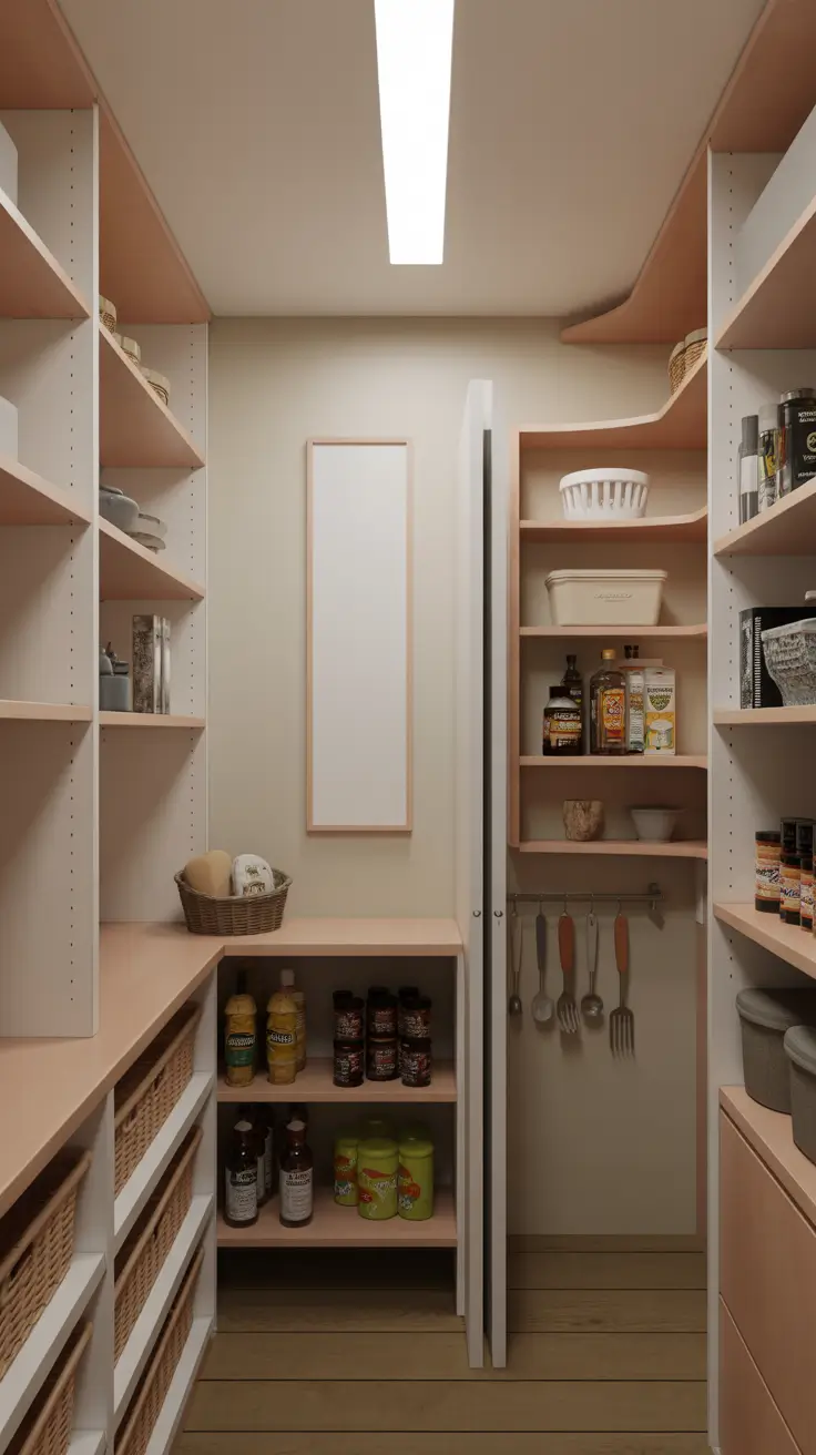 20 Narrow Walk-In Pantry Ideas 2026: Smart Layouts and Stylish Storage Solutions
