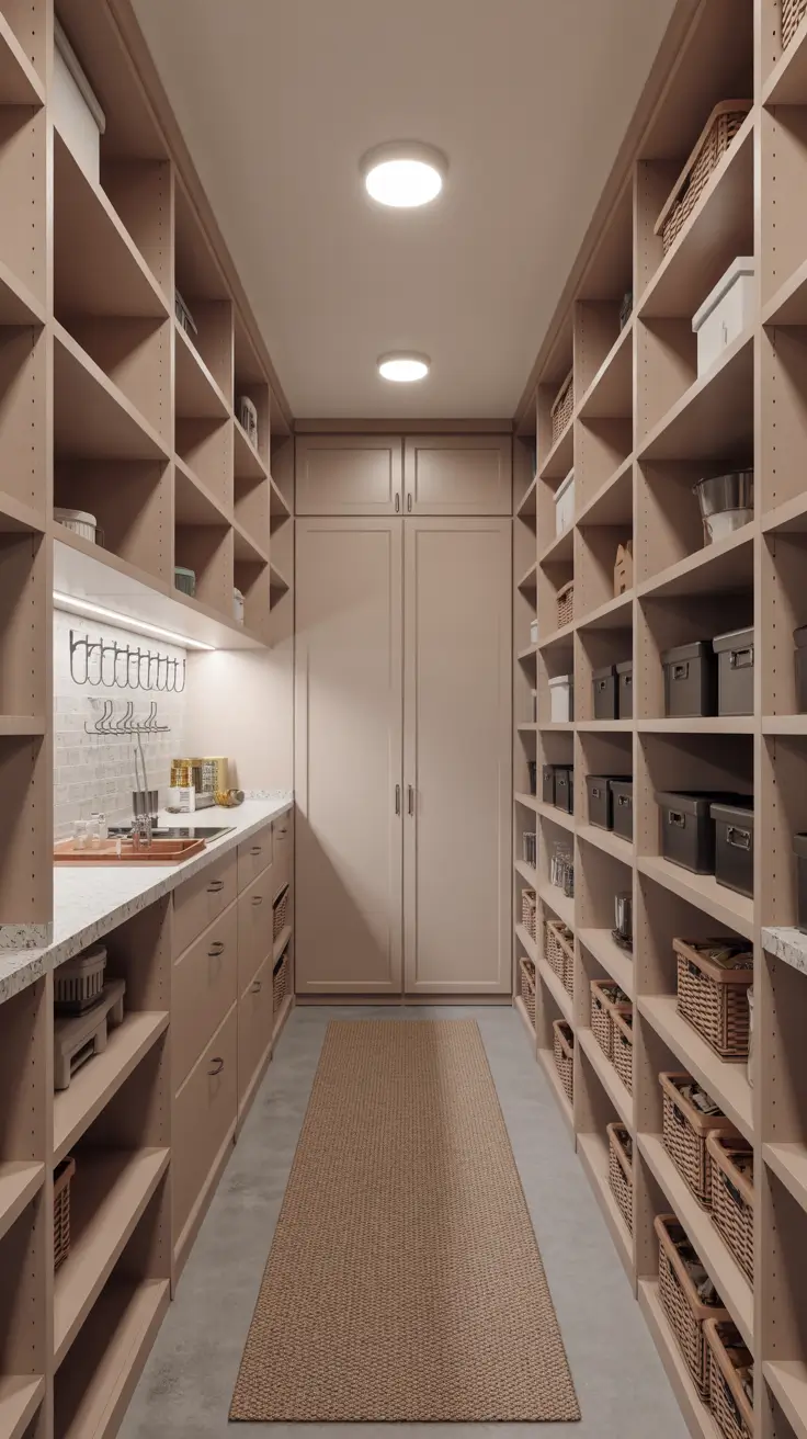 20 Narrow Walk-In Pantry Ideas 2026: Smart Layouts and Stylish Storage Solutions