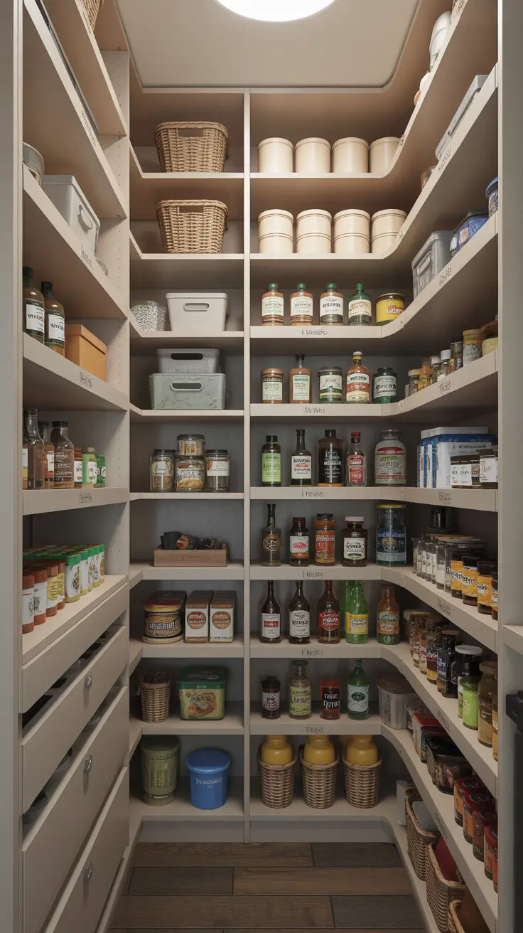 20 Narrow Walk-In Pantry Ideas 2026: Smart Layouts and Stylish Storage Solutions