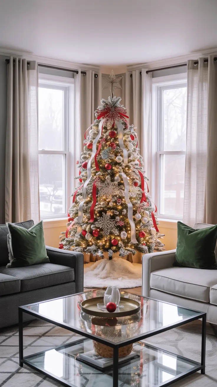 24 Red and Silver Christmas Tree 2025: Elegant Decorating Ideas for a Stunning Holiday Look