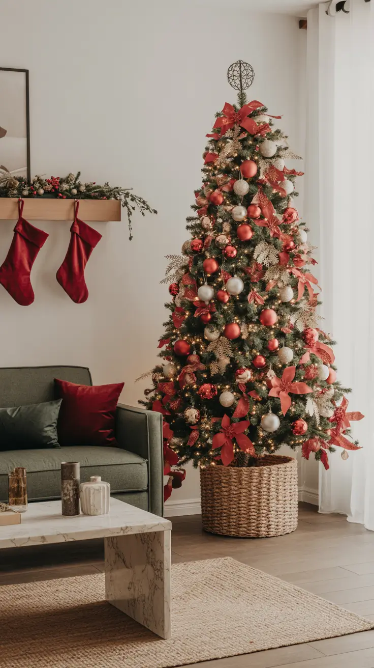 24 Red and Silver Christmas Tree 2025: Elegant Decorating Ideas for a Stunning Holiday Look