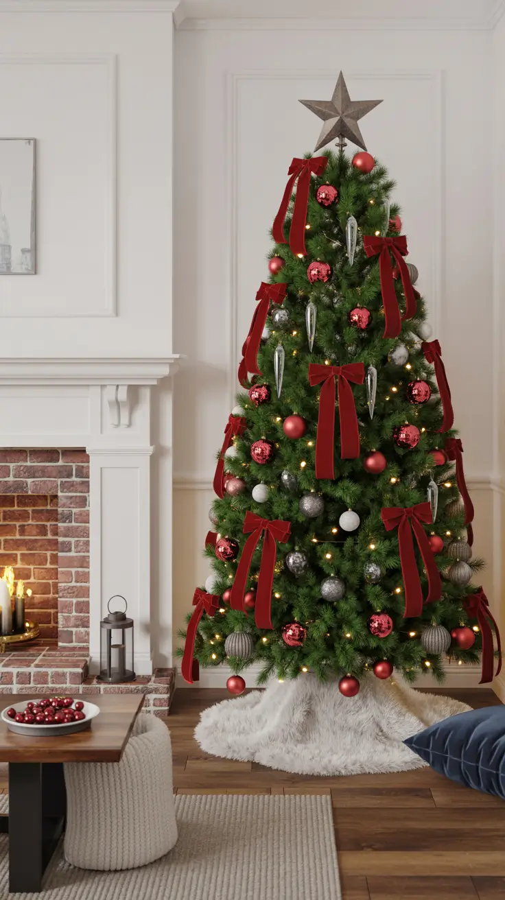 24 Red and Silver Christmas Tree 2025: Elegant Decorating Ideas for a Stunning Holiday Look