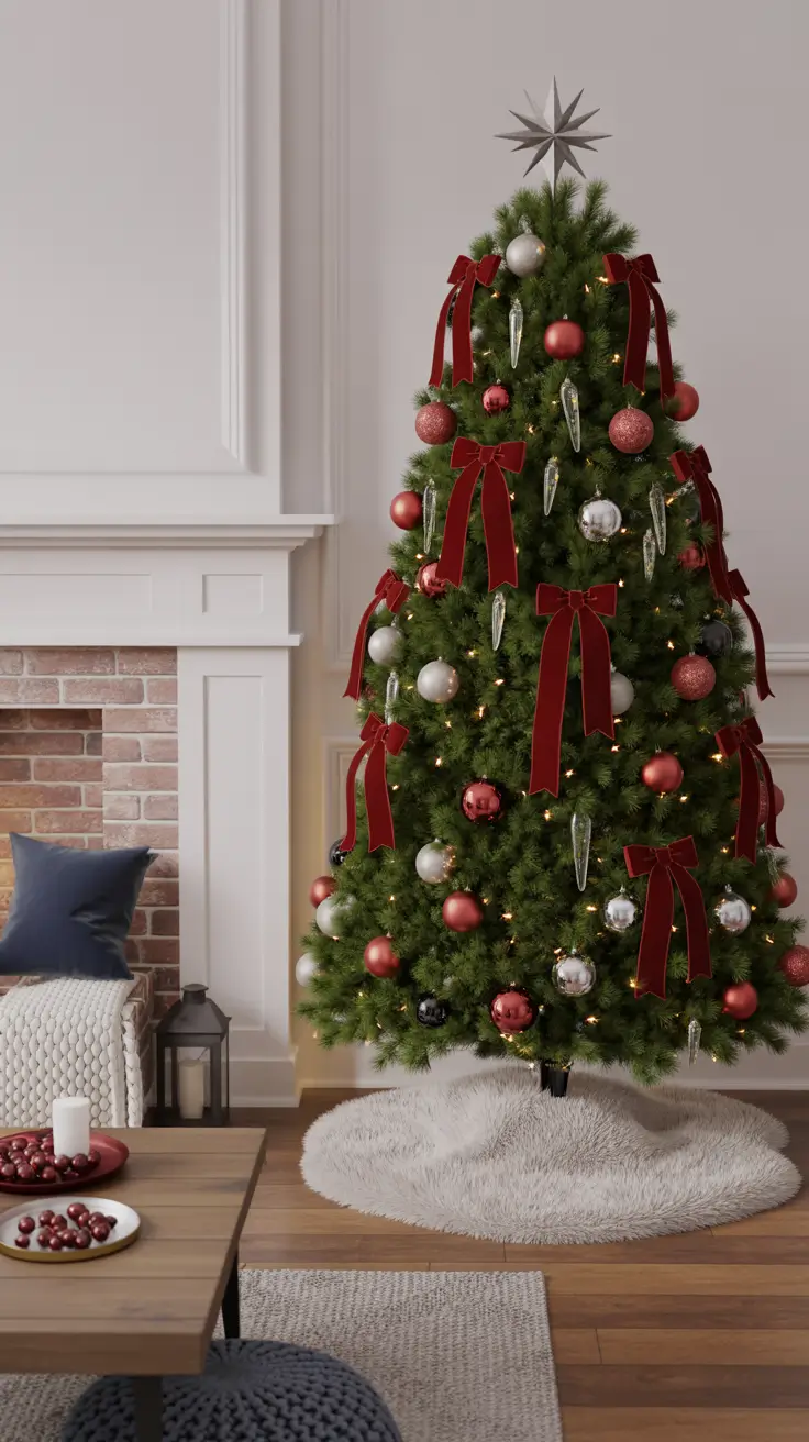 24 Red and Silver Christmas Tree 2025: Elegant Decorating Ideas for a Stunning Holiday Look