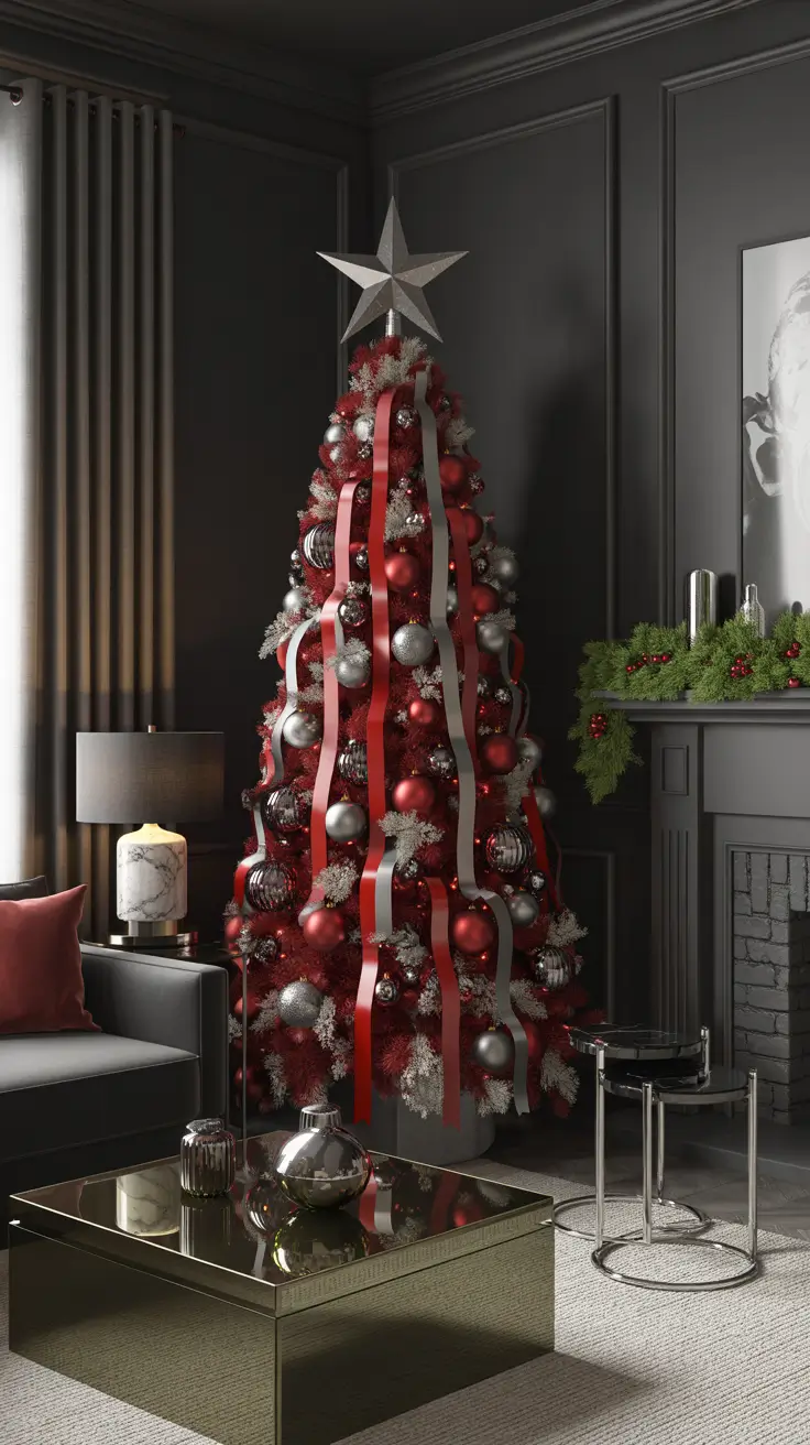 24 Red and Silver Christmas Tree 2025: Elegant Decorating Ideas for a Stunning Holiday Look