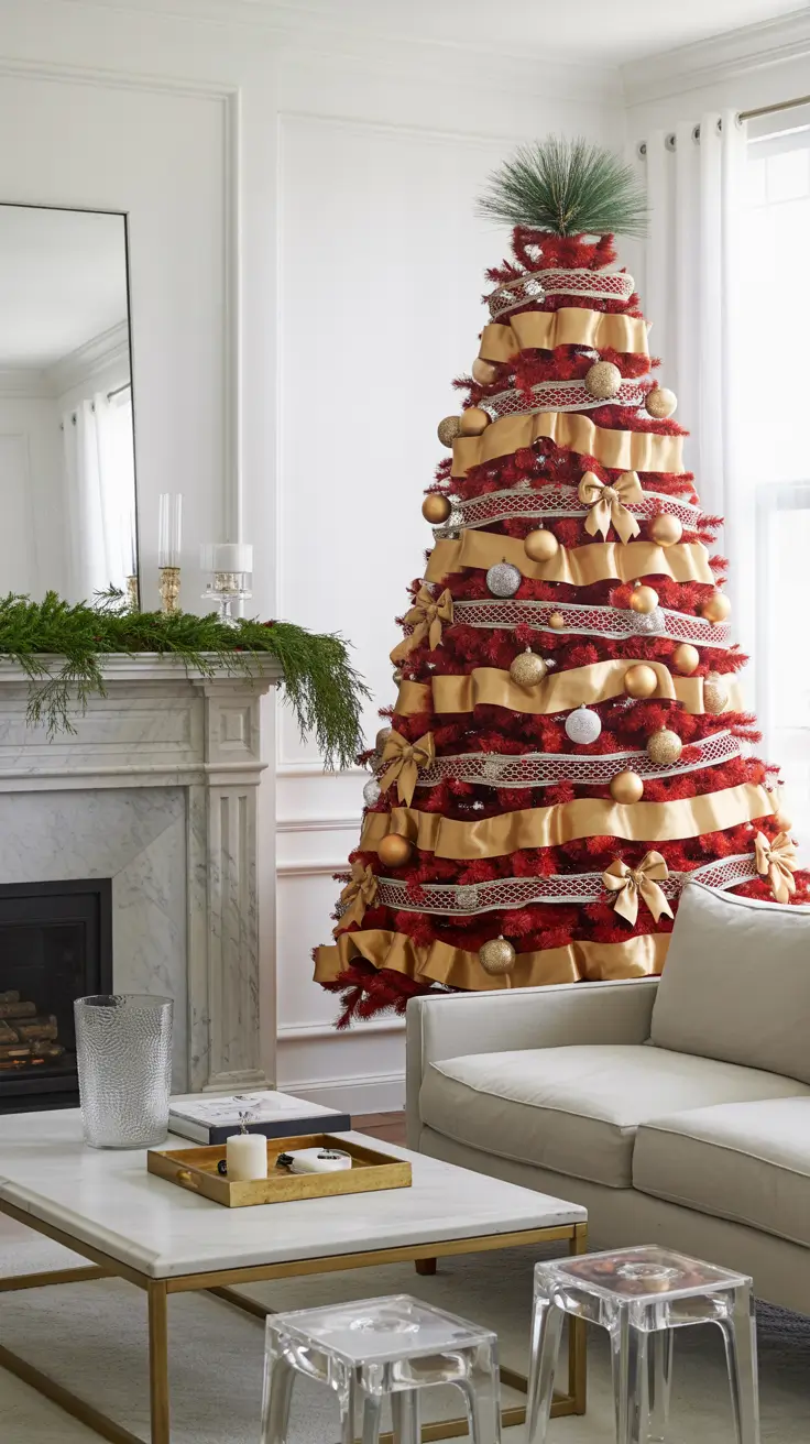 24 Red and Silver Christmas Tree 2025: Elegant Decorating Ideas for a Stunning Holiday Look
