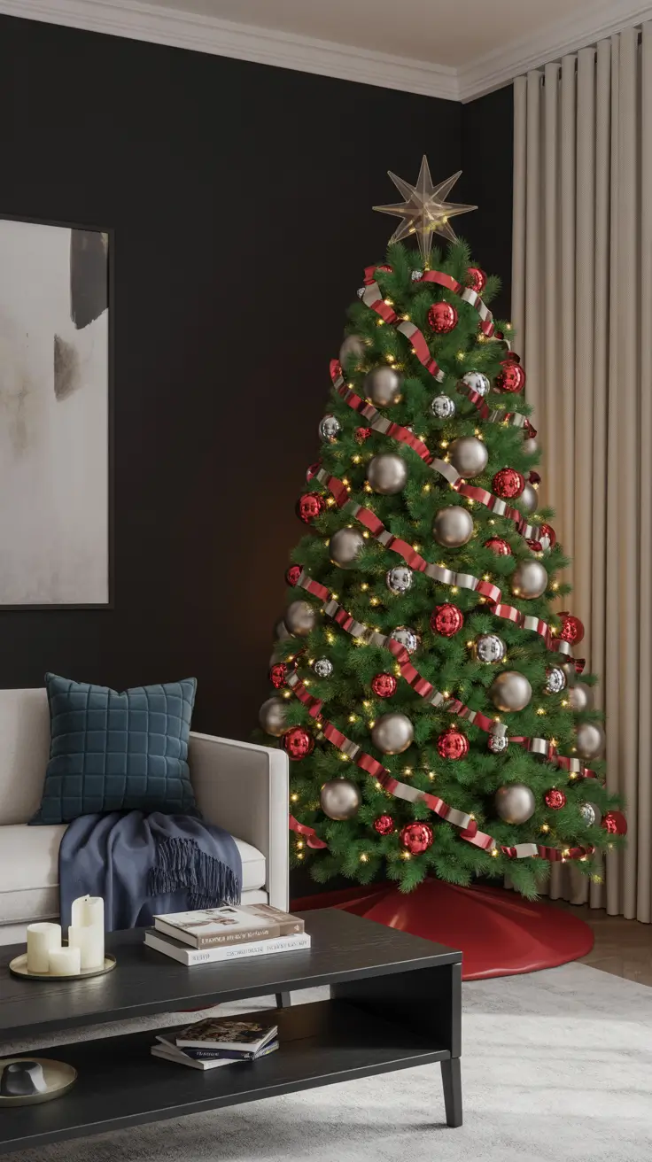 24 Red and Silver Christmas Tree 2025: Elegant Decorating Ideas for a Stunning Holiday Look