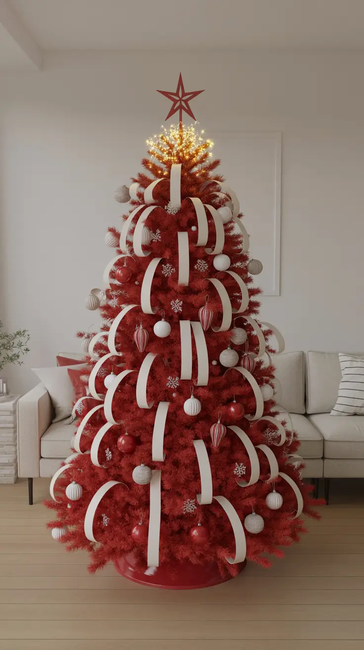 27 Red And White Christmas Tree 2025: Elegant Decorating Ideas And Inspo For A Magical Holiday