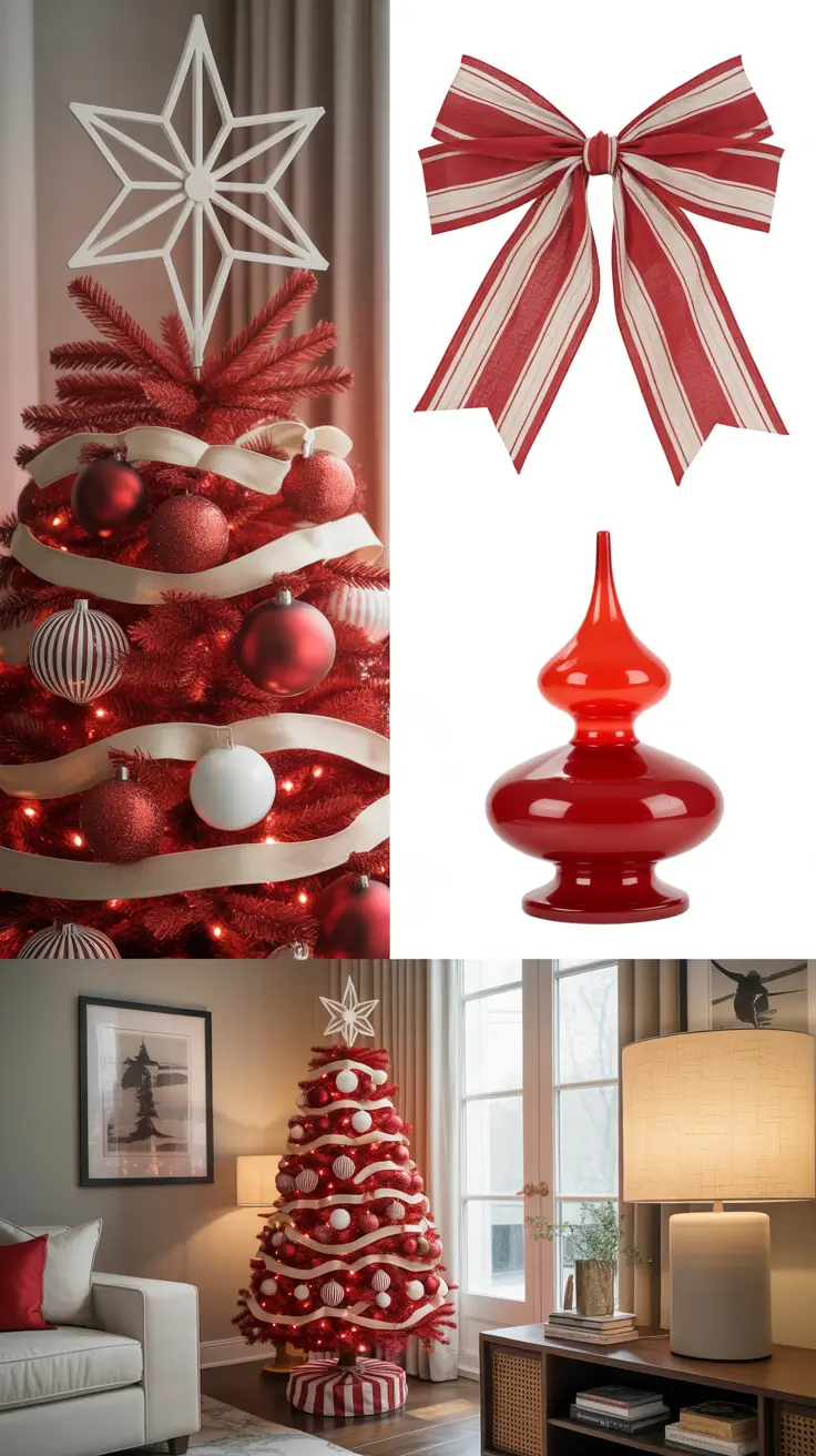 27 Red And White Christmas Tree 2025: Elegant Decorating Ideas And Inspo For A Magical Holiday