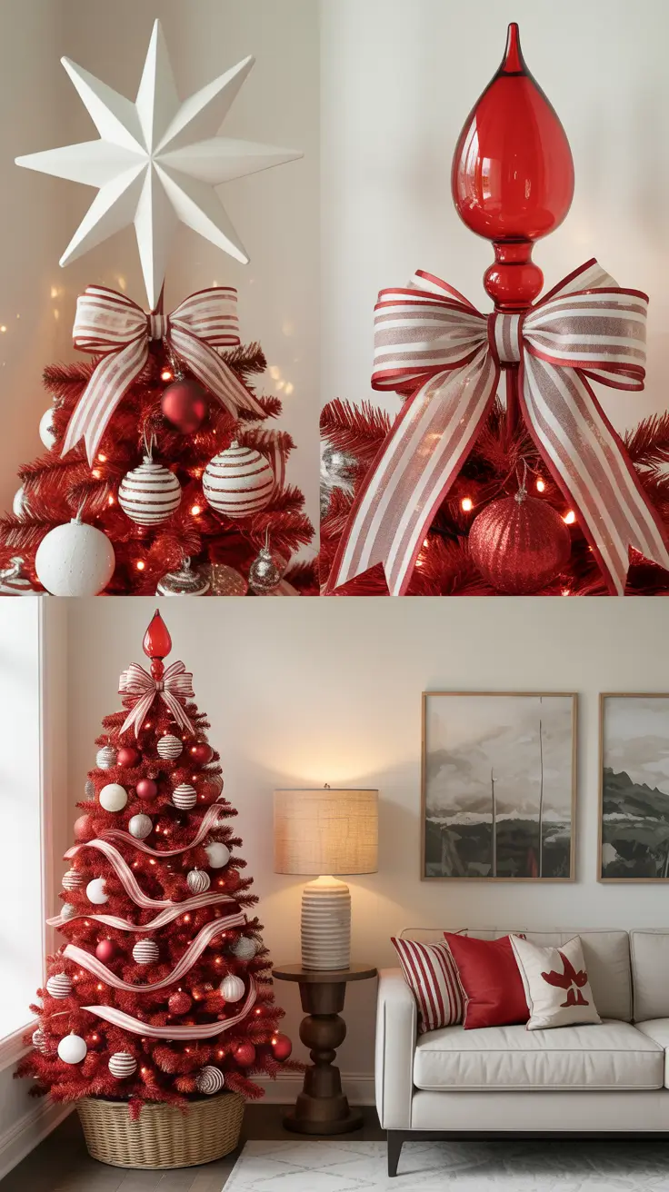 27 Red And White Christmas Tree 2025: Elegant Decorating Ideas And Inspo For A Magical Holiday
