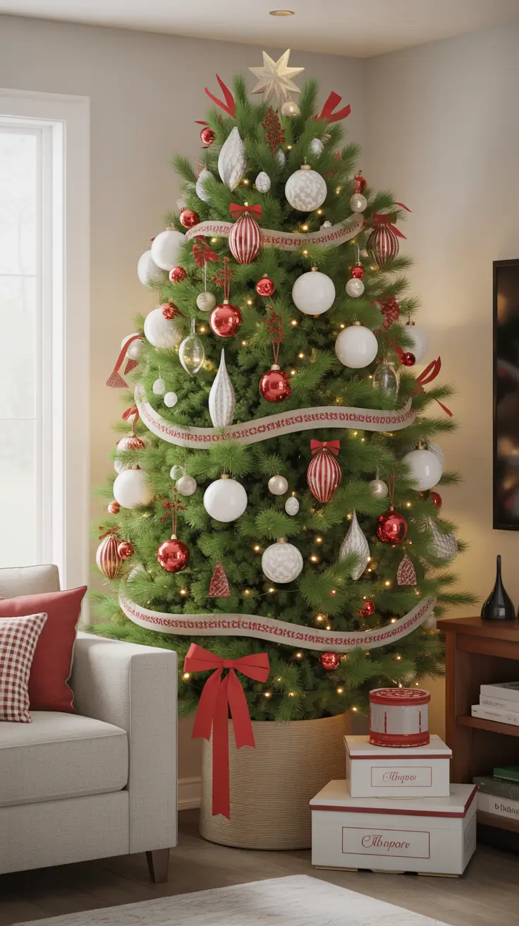 27 Red And White Christmas Tree 2025: Elegant Decorating Ideas And Inspo For A Magical Holiday