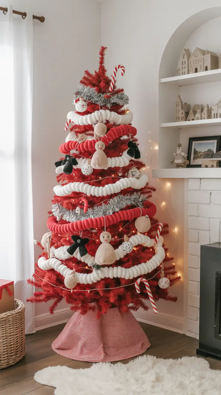 27 Red And White Christmas Tree 2025: Elegant Decorating Ideas And Inspo For A Magical Holiday