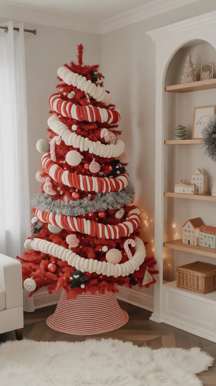 27 Red And White Christmas Tree 2025: Elegant Decorating Ideas And Inspo For A Magical Holiday