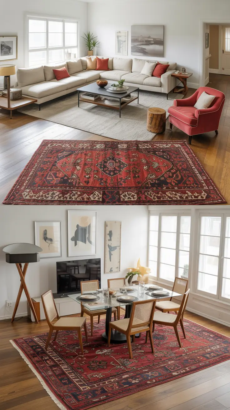 32 Rugs for Living Room Ideas 2026: Stylish Inspiration for Every Home