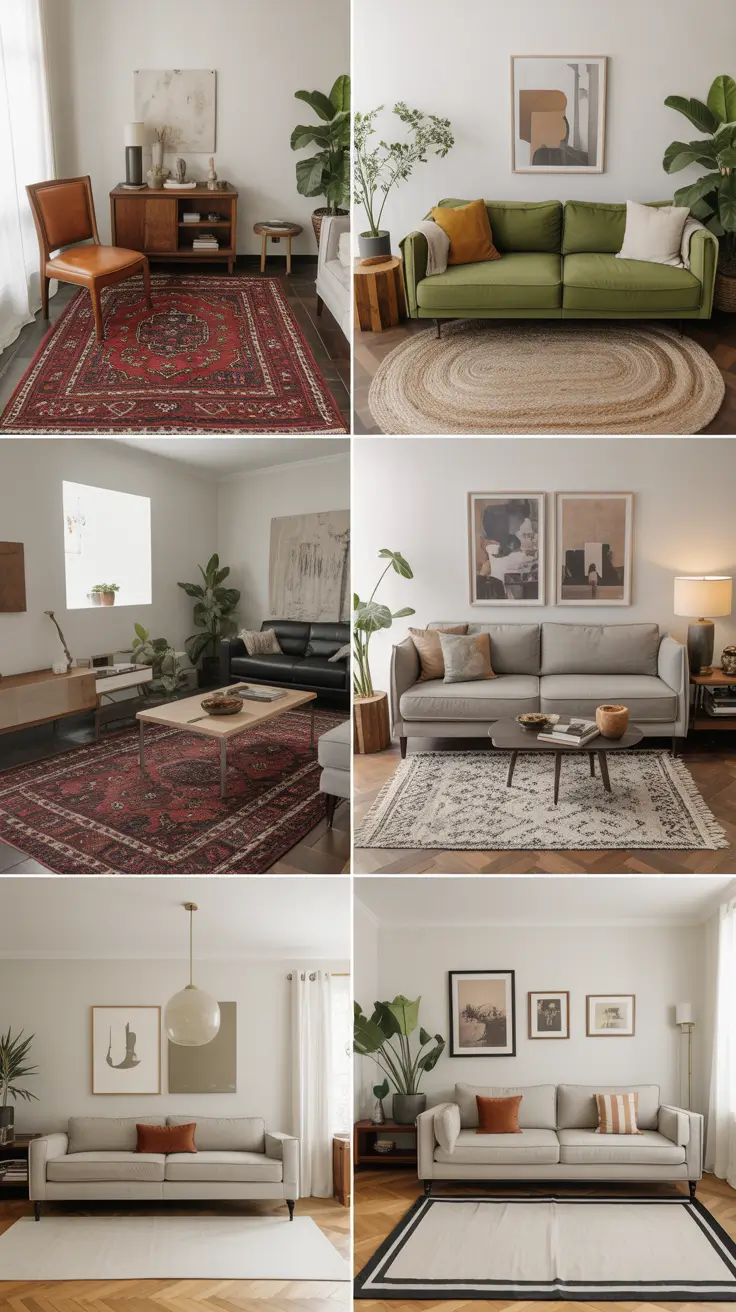 32 Rugs for Living Room Ideas 2026: Stylish Inspiration for Every Home