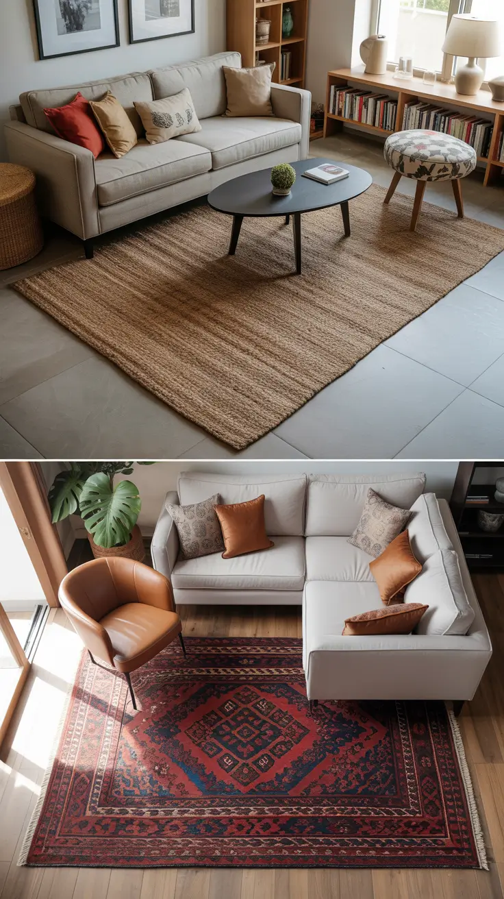 32 Rugs for Living Room Ideas 2026: Stylish Inspiration for Every Home
