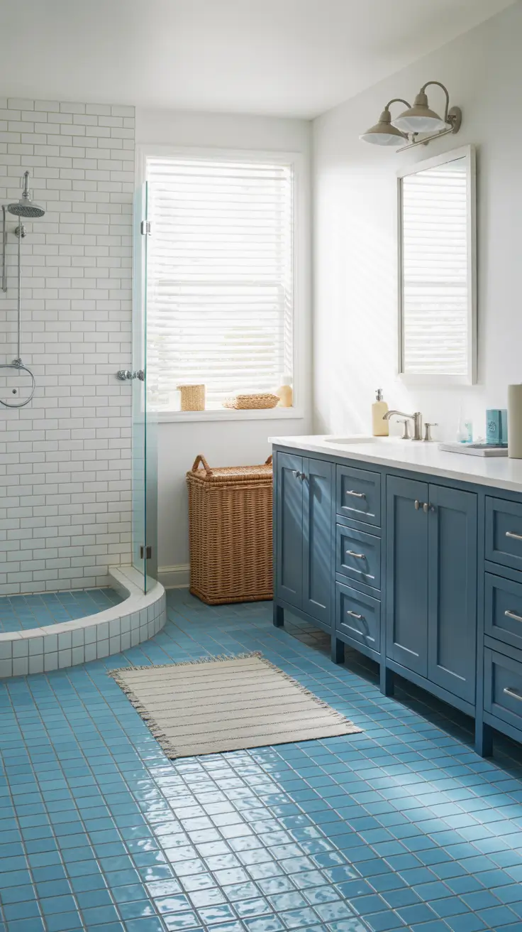 28 Bathroom Floor Tile Ideas 2026: Modern, Timeless, and Budget-Friendly Designs