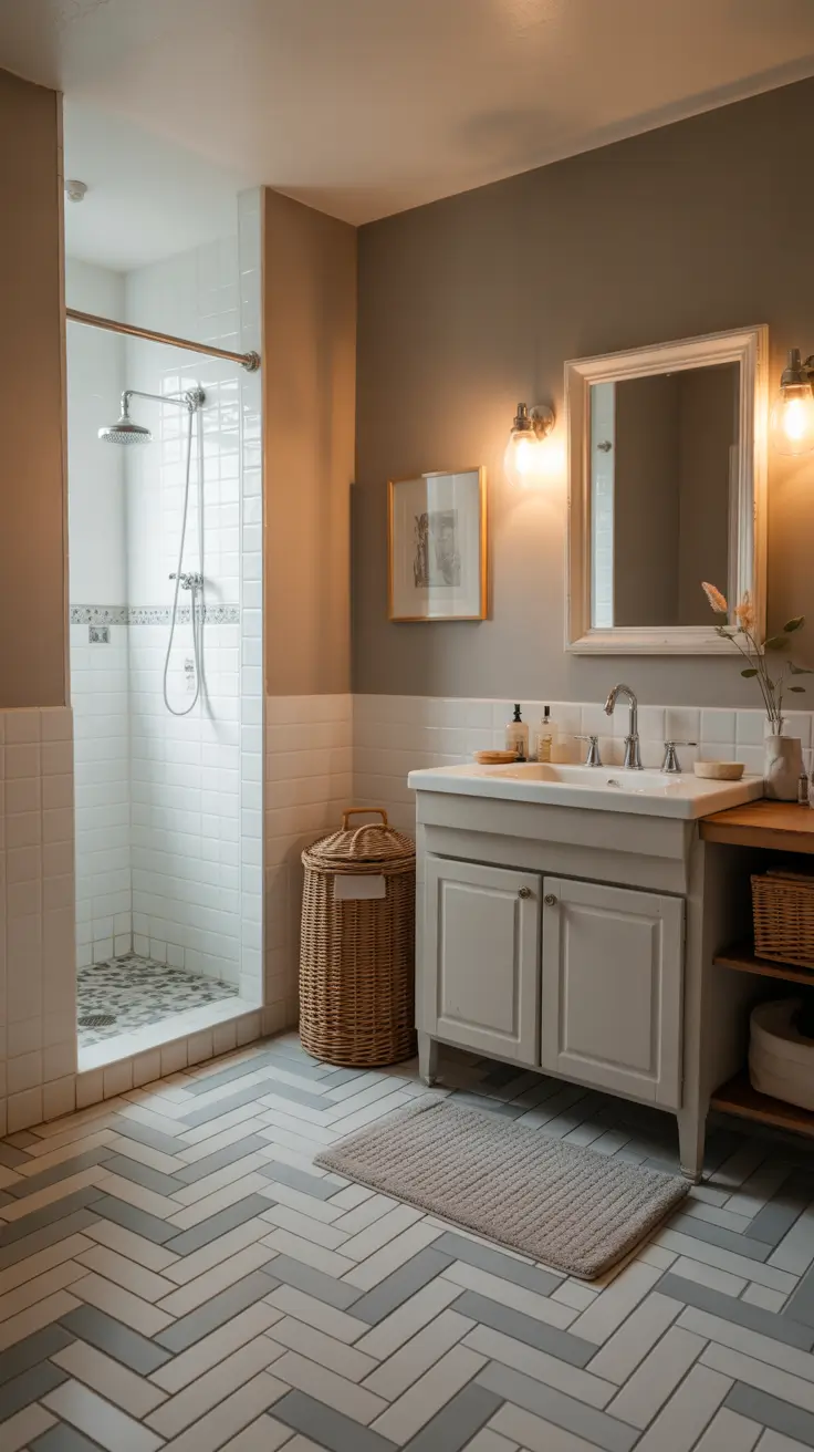 28 Bathroom Floor Tile Ideas 2026: Modern, Timeless, and Budget-Friendly Designs