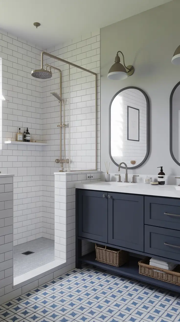 28 Bathroom Floor Tile Ideas 2026: Modern, Timeless, and Budget-Friendly Designs