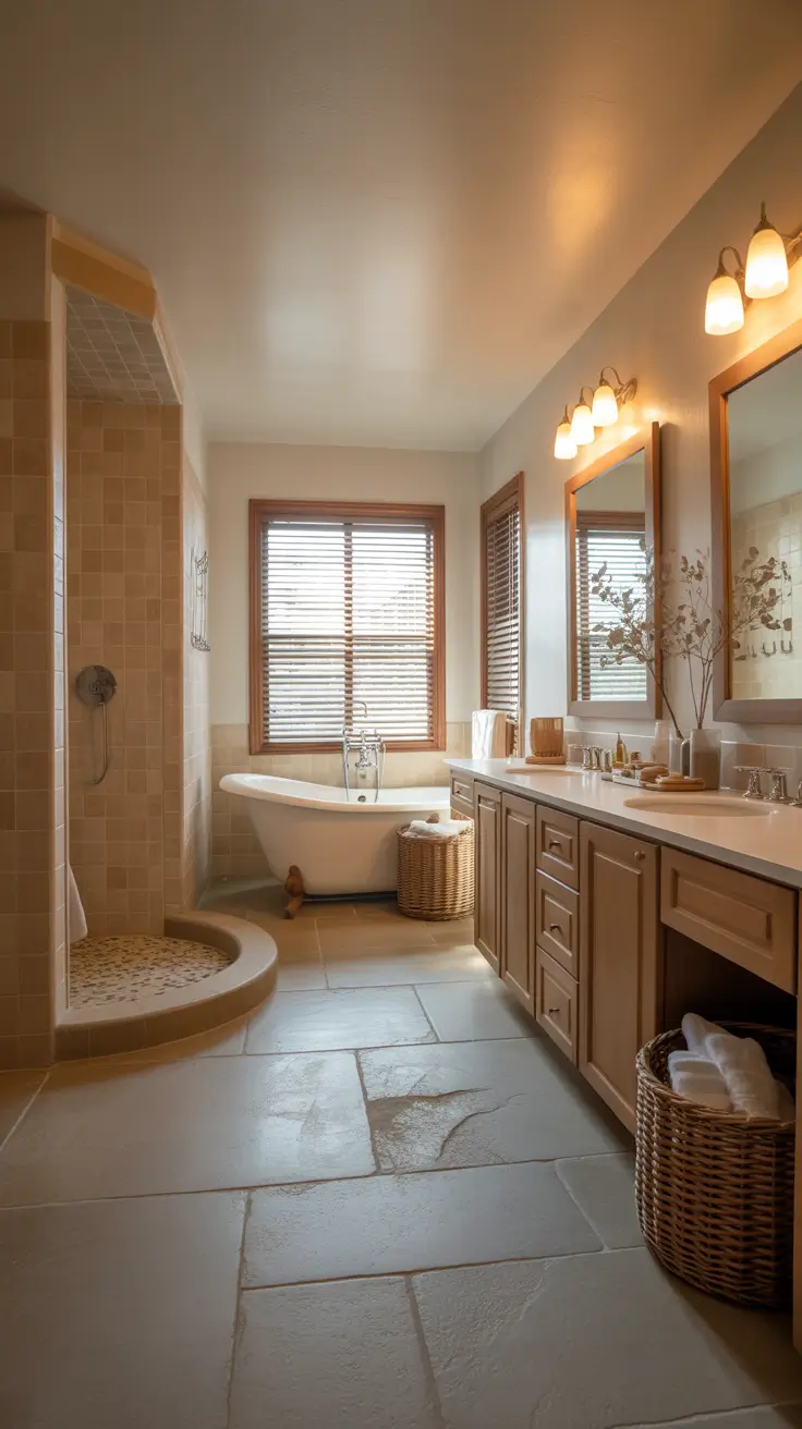 28 Bathroom Floor Tile Ideas 2026: Modern, Timeless, and Budget-Friendly Designs