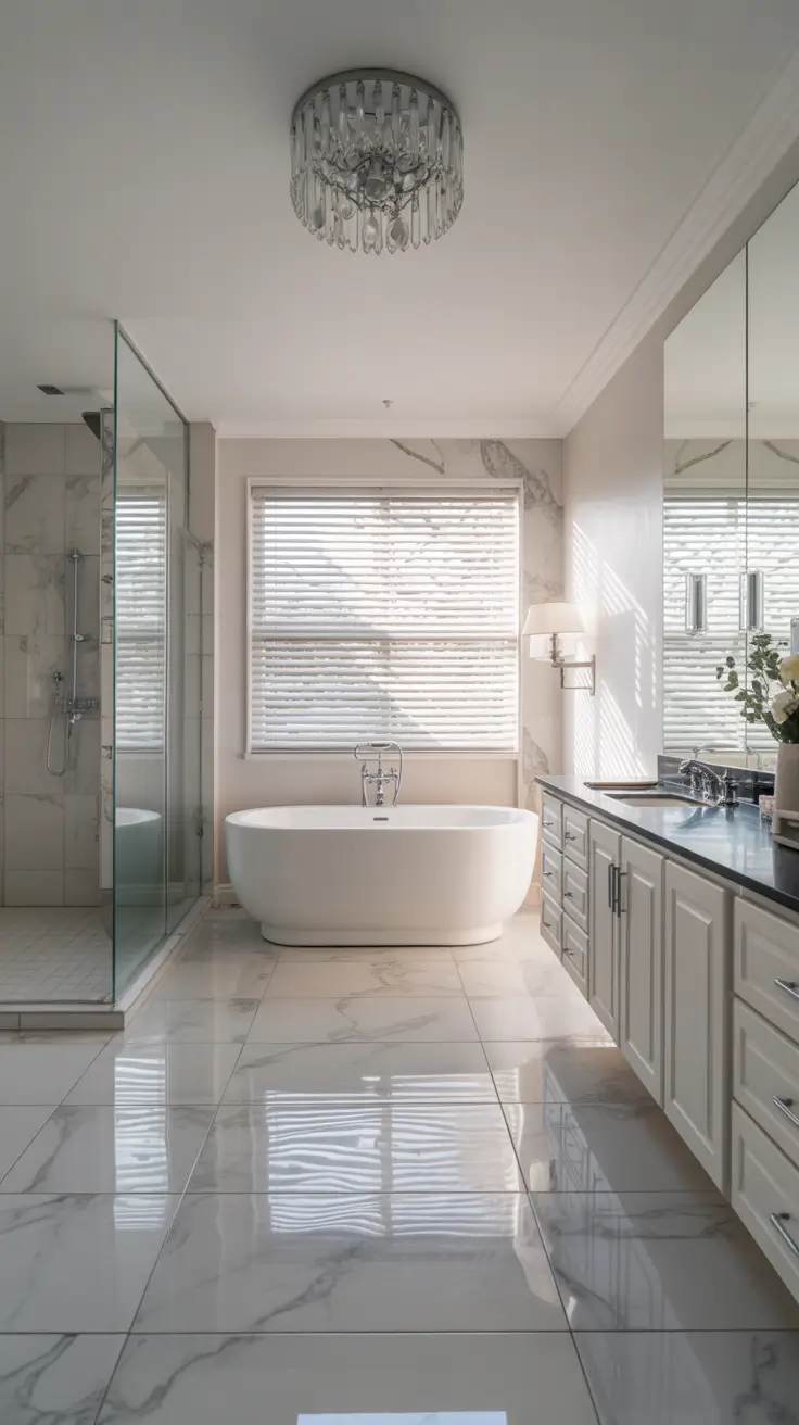 28 Bathroom Floor Tile Ideas 2026: Modern, Timeless, and Budget-Friendly Designs