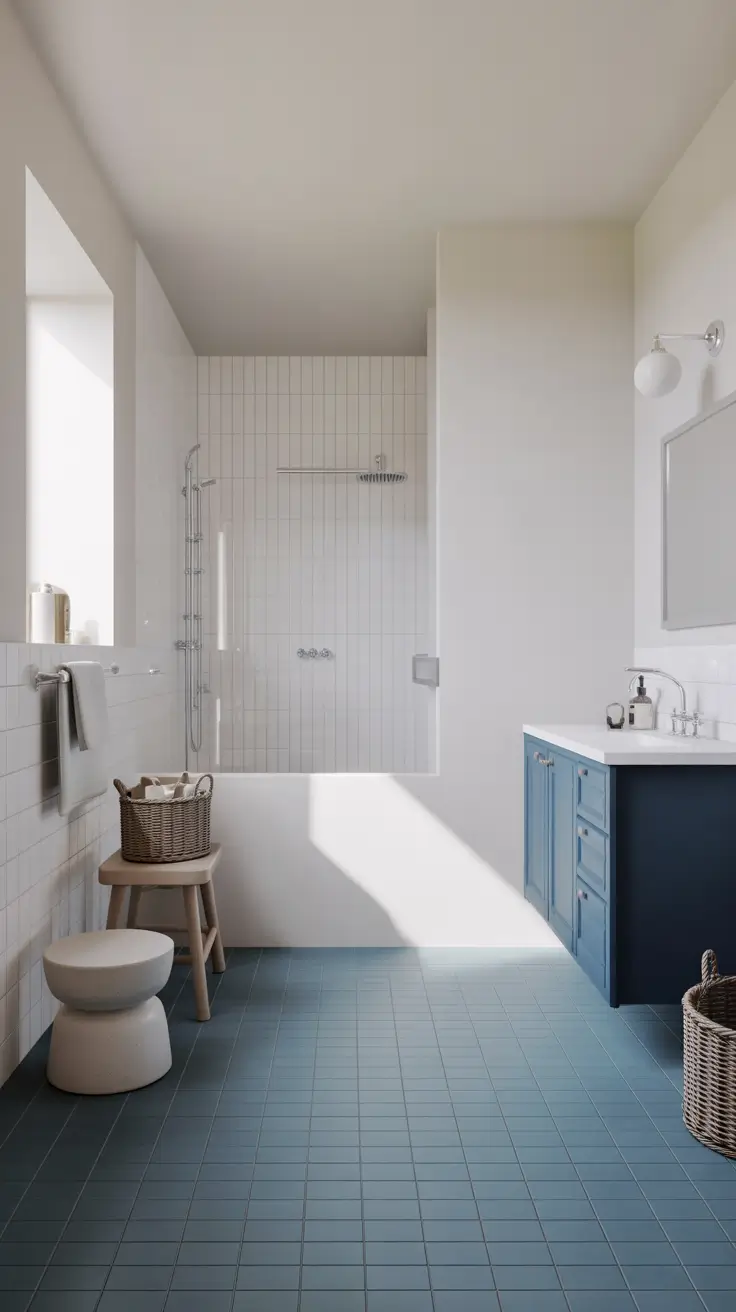 28 Bathroom Floor Tile Ideas 2026: Modern, Timeless, and Budget-Friendly Designs