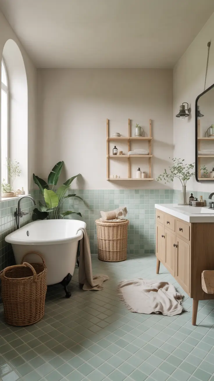 28 Bathroom Floor Tile Ideas 2026: Modern, Timeless, and Budget-Friendly Designs