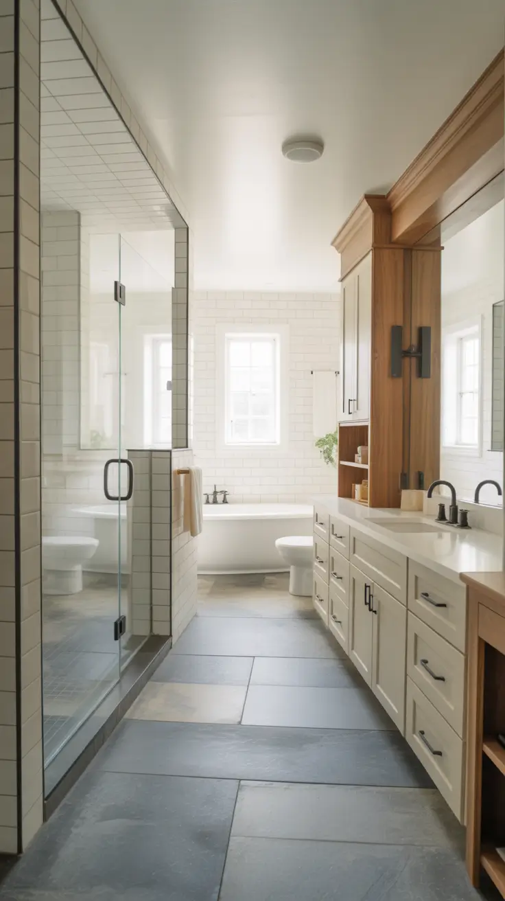 28 Bathroom Floor Tile Ideas 2026: Modern, Timeless, and Budget-Friendly Designs