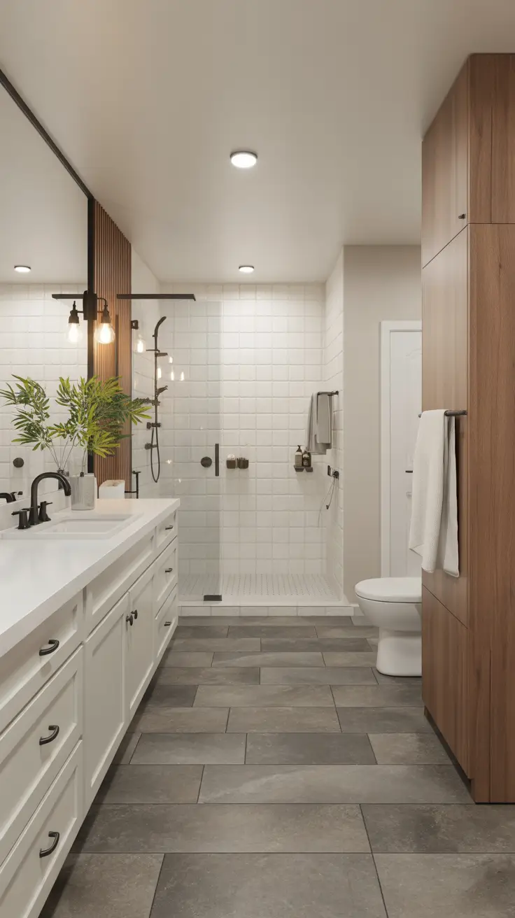 28 Bathroom Floor Tile Ideas 2026: Modern, Timeless, and Budget-Friendly Designs