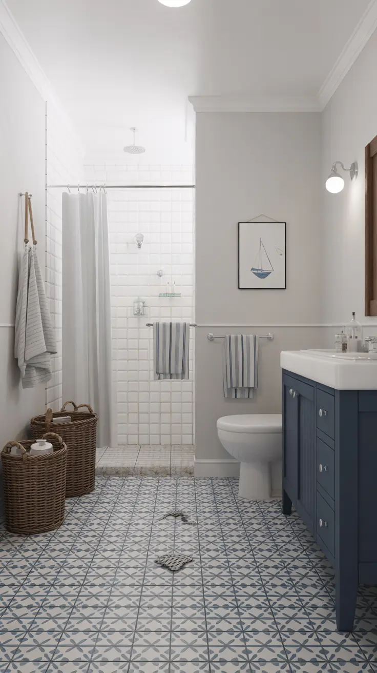 28 Bathroom Floor Tile Ideas 2026: Modern, Timeless, and Budget-Friendly Designs