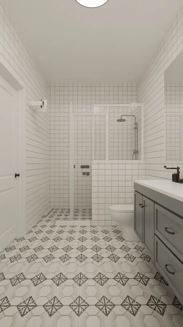 28 Bathroom Floor Tile Ideas 2026: Modern, Timeless, and Budget-Friendly Designs