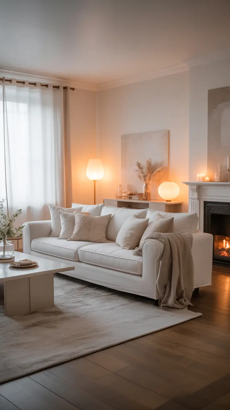 37 Whites Living Room Ideas 2026 for Modern and Cozy Decor