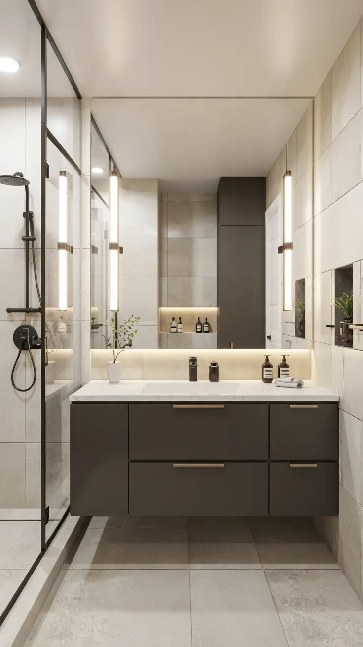 28 Bathroom Light Fixtures Ideas 2026: Modern, Industrial, and Art Deco Lighting Trends