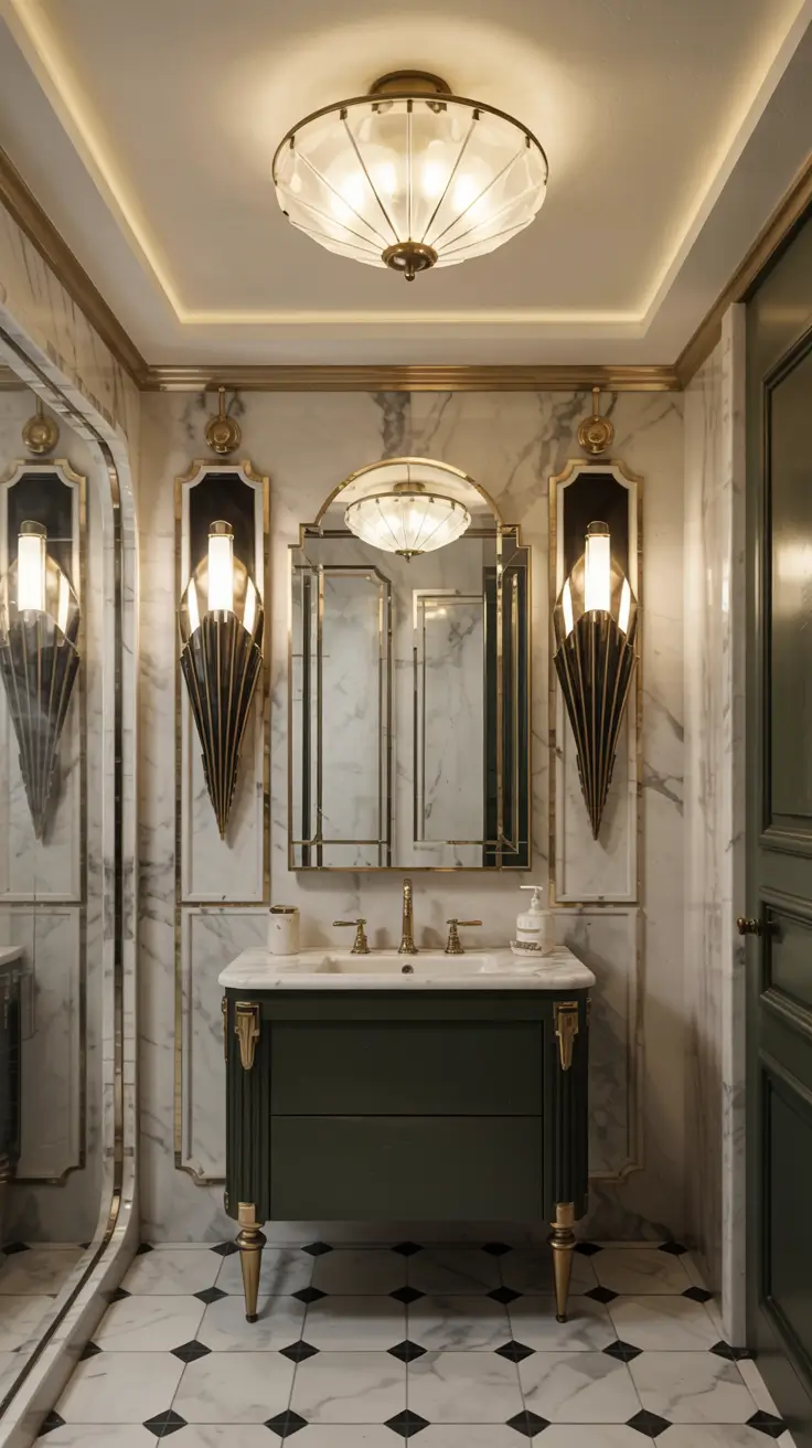 28 Bathroom Light Fixtures Ideas 2026: Modern, Industrial, and Art Deco Lighting Trends