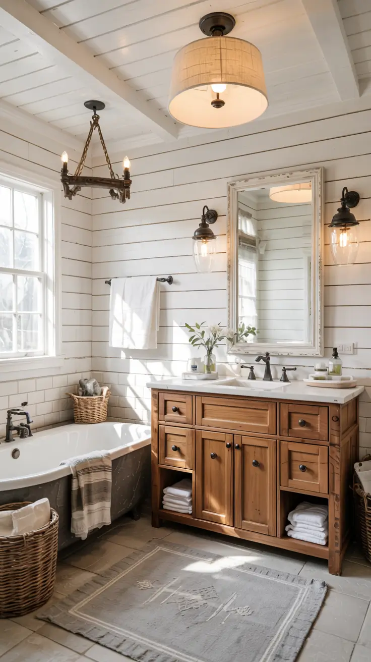 28 Bathroom Light Fixtures Ideas 2026: Modern, Industrial, and Art Deco Lighting Trends