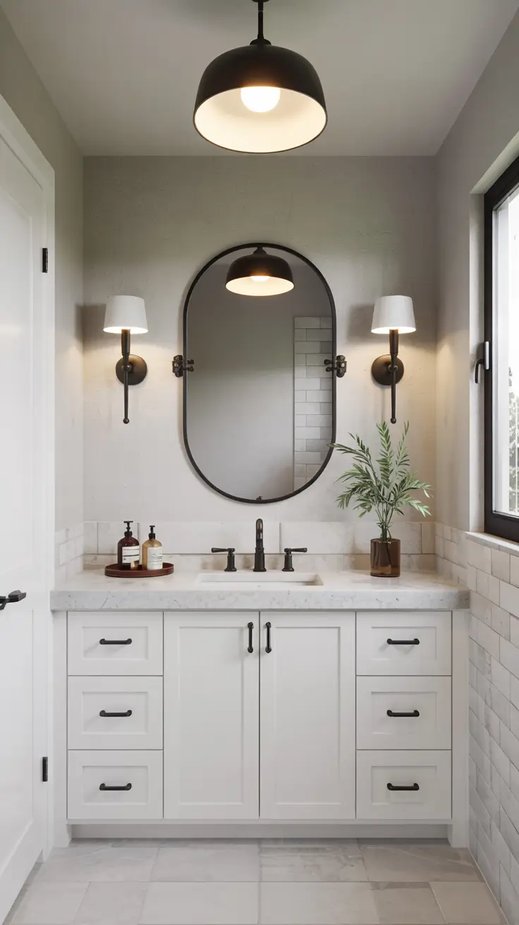 28 Bathroom Light Fixtures Ideas 2026: Modern, Industrial, and Art Deco Lighting Trends