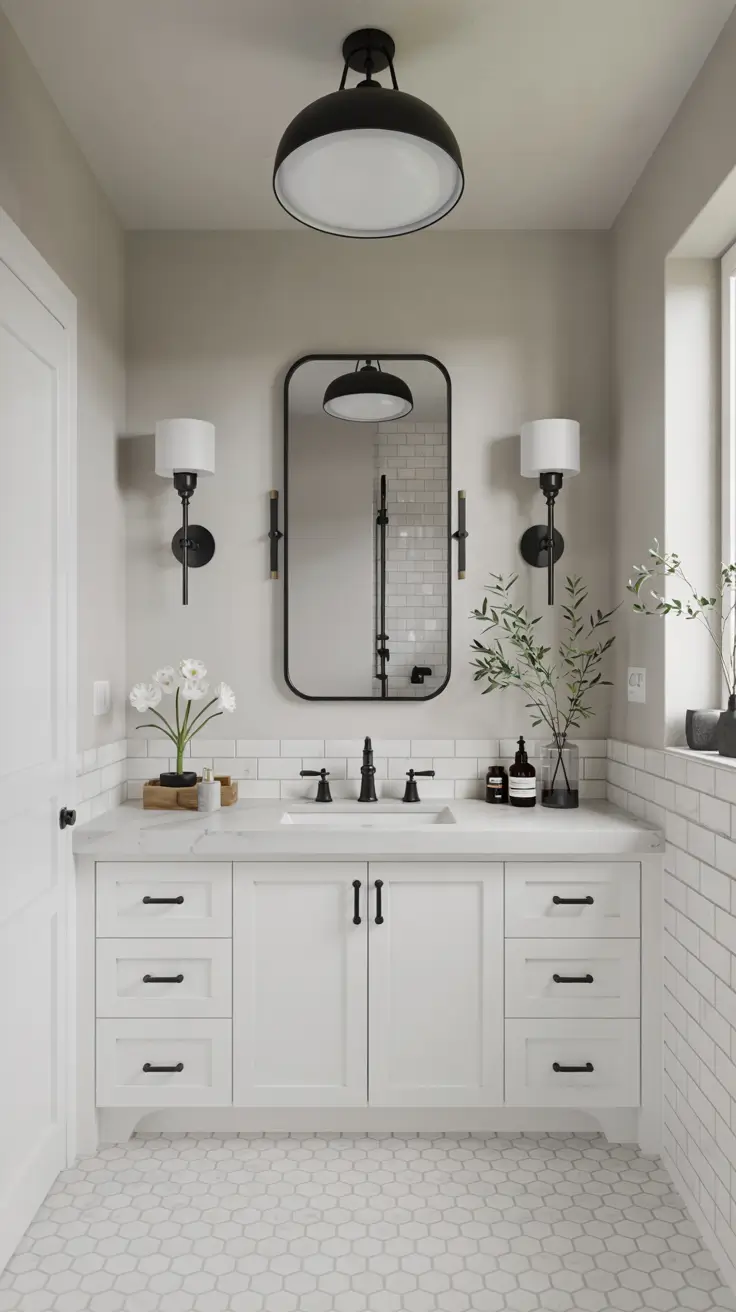 28 Bathroom Light Fixtures Ideas 2026: Modern, Industrial, and Art Deco Lighting Trends