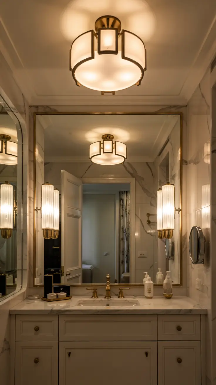 28 Bathroom Light Fixtures Ideas 2026: Modern, Industrial, and Art Deco Lighting Trends